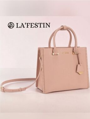 LA'FESTIN 100% Leather Top Handle Crossbody Bag NWOT